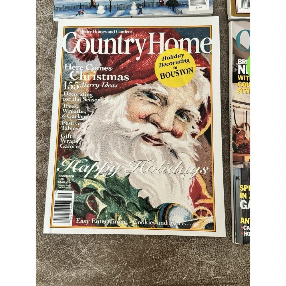 Vintage Country‎ Homes Magazine 1993-1997 December And April Lot Of 4